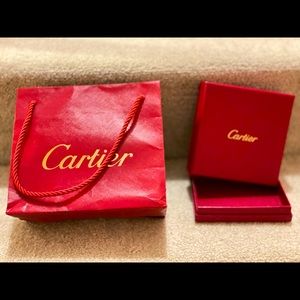 Cartier gift paper bag